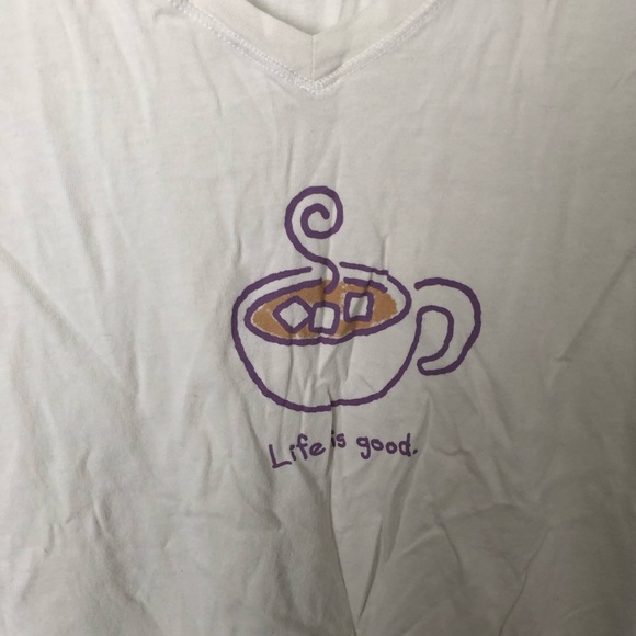 Life Is Good - Hot Chocolate T-Shirt - Picture 2 of 2